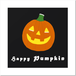 Happy Pumpkin Posters and Art